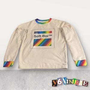 Medium Beige “Soft Boi” Multicolor Long Sleeve